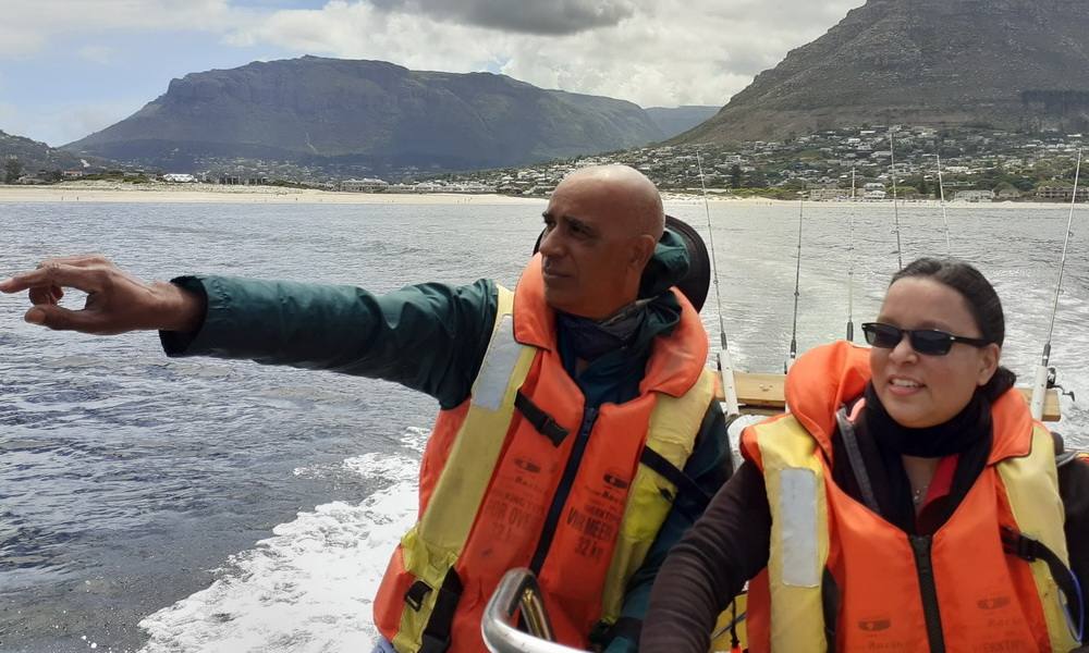 Corporate team building event on a boat trip in Cape Town waters